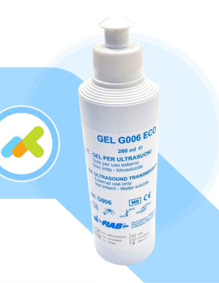 Gel Eco liquido conduttore per ultrasuoni