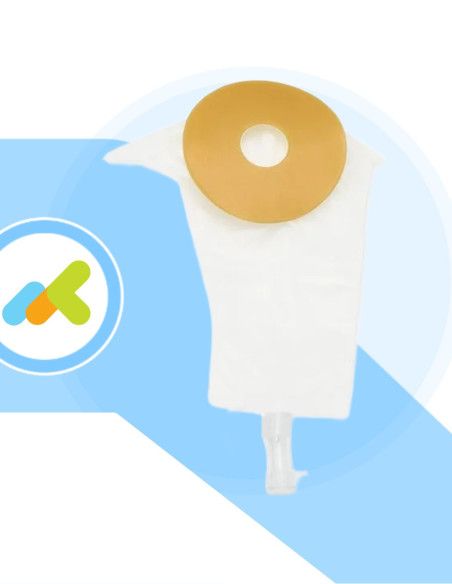 Sacca di raccolta urina per pene retratto con barriera cutanea 10pz