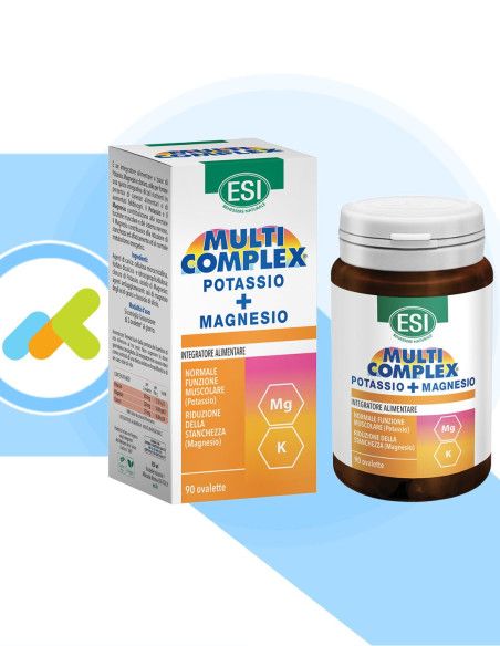 Esi Multicomplex | Integratore Energetico di Potassio e Magnesio | 90 ovalette