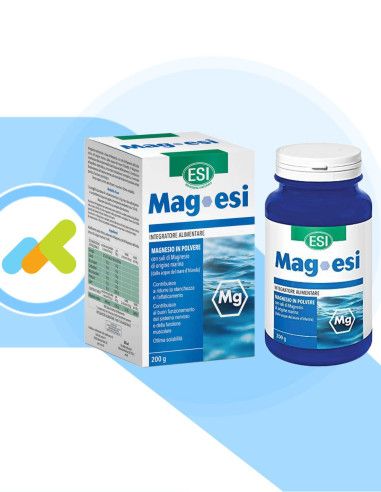 Esi Magesi | Integratore Di Magnesio In Polvere | Riduce Stanchezza E Affaticamento | 200g