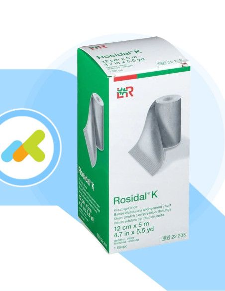 Rosidal K bendaggio compressivo forte 12cm x 5m