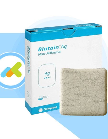 Biatain Ag Non Adesivo medicazione in poliuretano con argento 1pz