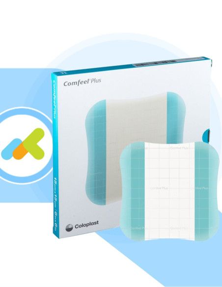 Comfeel Plus 15x15  Medicazione Idrocolloidale con Alginato  per Lesioni Cutanee  5 pezzi