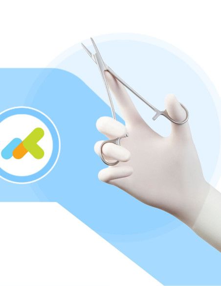 OR Standard | Guanto chirurgico polverato in Lattice | Ottimo per Chirurgia Generale | 1 paio