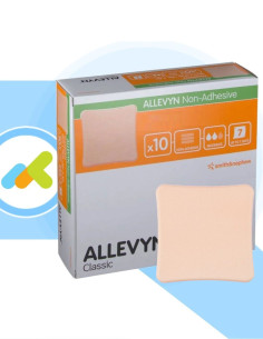 Allevyn Non Adhesive | Medicazione Sterile in Poliuretano | Altamente Assorbente | 1 pezzo