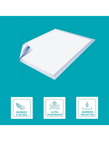 Dailee Bed Traverse 60x60 | Traverse Assorbenti per Ogni Esigenza | 25 pezzi