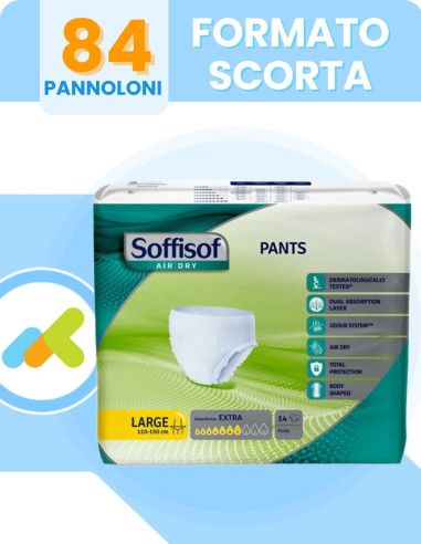 Soffisof Air Dry Pants Extra | Mutandine Assorbenti | Per Incontinenza Moderata