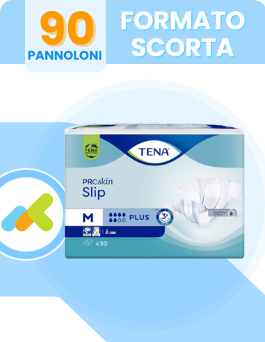 Tena Slip Plus | Pannoloni A Mutandina | Protezione Elevata | 30 Pezzi