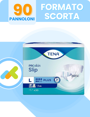 Tena Slip Plus | Pannoloni A Mutandina | Protezione Elevata | 30 Pezzi