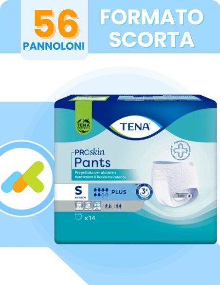 Tena Pants Plus | Mutandine Assorbenti Monouso | Alta Assorbenza | 14 pezzi