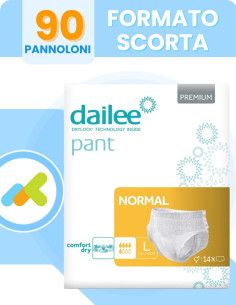 Dailee Pants Normal | Mutandine Assorbenti per Anziani | 14 pezzi 2