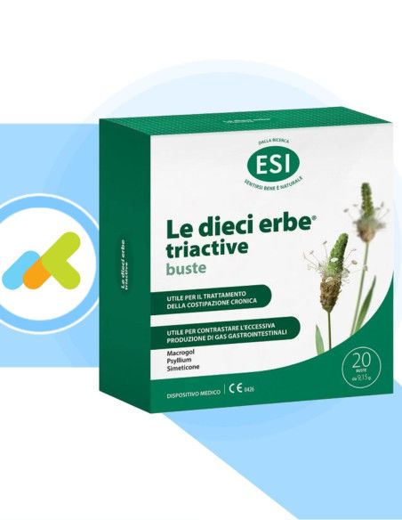 Esi Le Dieci Erbe Triactive  Trattamento della Costipazione Acuta e Cronica  20 bustine Esi Le Dieci Erbe Triactive  Trattamento della Costipazione Acuta e Cronica  20 bustine