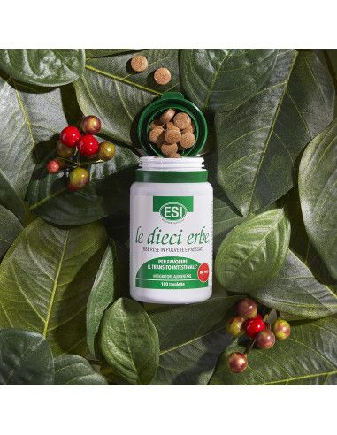 Esi Le Dieci Erbe | Integratore Naturale | Favorisce il Transito Intestinale | 150 tavolette