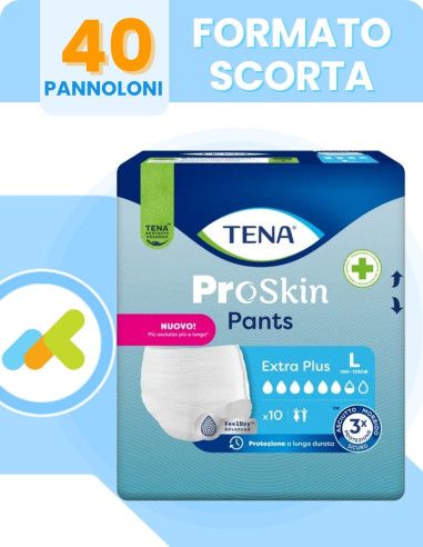 Tena Pants Extra Plus | Mutandine Assorbenti | Protezione Contro L'incontinenza | 10 Pezzi