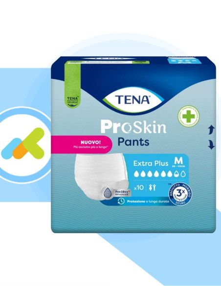 Tena Pants Extra Plus | Mutandine Assorbenti | Protezione contro l'Incontinenza | 10 pezzi Tena Pants Extra Plus | Mutandine Assorbenti | Protezione contro l'Incontinenza | 10 pezzi