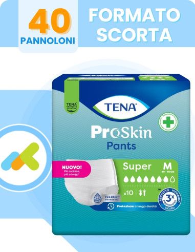 Tena Pants Super | Mutandine Assorbenti | Per Perdite Urinarie | 10 Pezzi