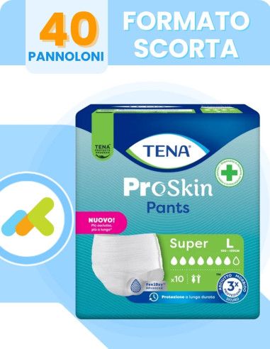 Tena Pants Super | Mutandine Assorbenti | Per Perdite Urinarie | 10 Pezzi
