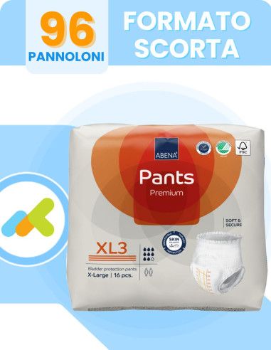 Abena Pants Xl | Mutandine Assorbenti | Incontinenza Elevata | 16 Pezzi