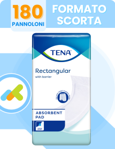 Tena Pad  Pannolone Rettangolare con Barriera  Per Incontinenza Leggera e Moderata  30 pezzi 2