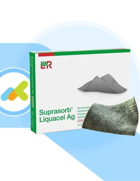 Suprasorb Liquacel Ag medicazione antimicrobica con argento 1 pezzo