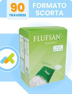 Flufsan Traverse Assorbenti 60x90  Traverse Letto Monouso  15 pezzi 2