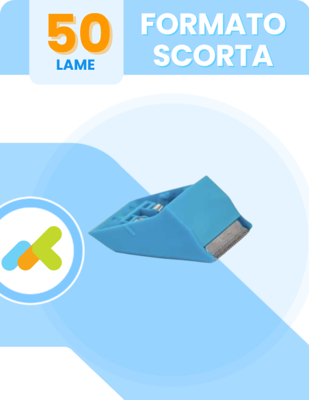 Ergosafe lama monouso neurochirurgica per rasoio chirurgico 50pz