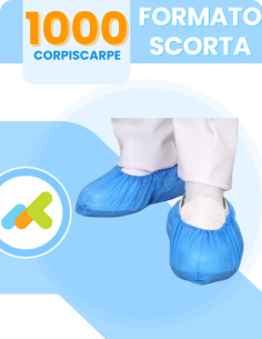 Copriscarpe monouso in polietilene 100pz 2
