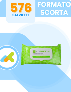 Salviette imbevute Medline AloeTouch | Detersione Delicata e Sicura per la Pelle | 48 pz 2