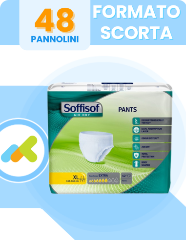 Soffisof Air Dry Pants Extra | Mutandine Assorbenti | Per Incontinenza Moderata