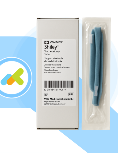 Covidien fascette di fissaggio per cannule tracheostomiche 10pz