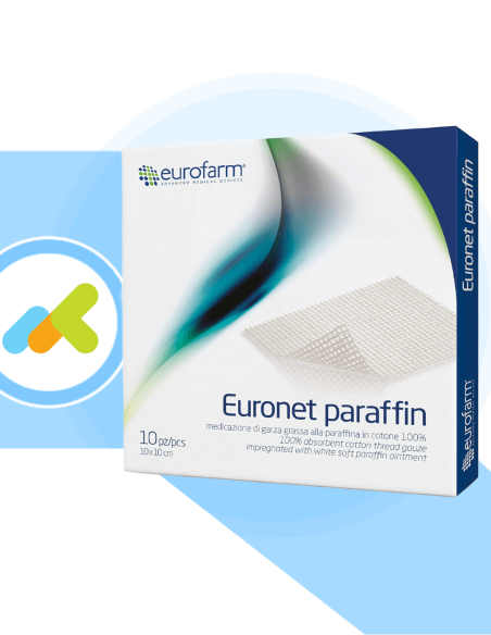 Euronet paraffin 10x10 10pz  Garza Grassa alla Paraffina Euronet paraffin 10x10 10pz  Garza Grassa alla Paraffina