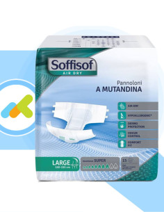 Soffisof Air Dry Super | Pannoloni a Mutandina | Protezione Efficace | 15 pezzi 2