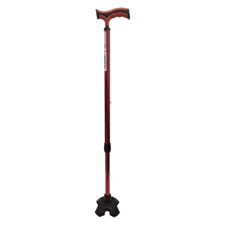 TR20 – Bastone regolabile con impugnatura morbida e base a quattro appoggi