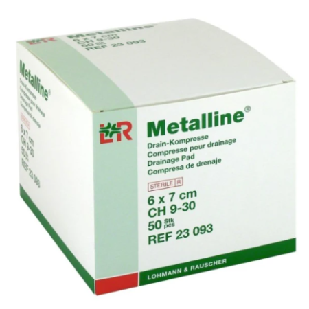 Metalline® Drain 6x7 cm (cod. 23093) – Compresse sterili per drenaggi