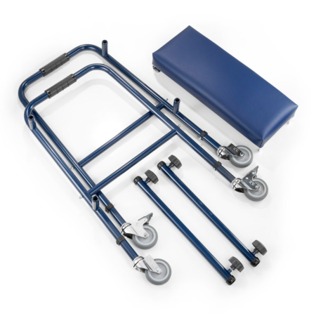 Deambulatore Standard in Acciaio Regolabile con ruote piroettanti