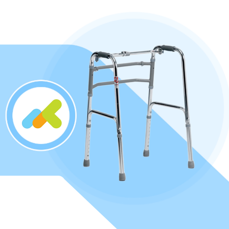 112 Trotter Surace | Deambulatore pieghevole articolato in alluminio