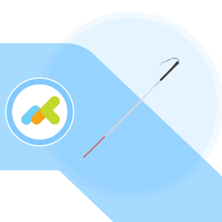 Bastone pieghevole per non vedenti Intermed BC-4X