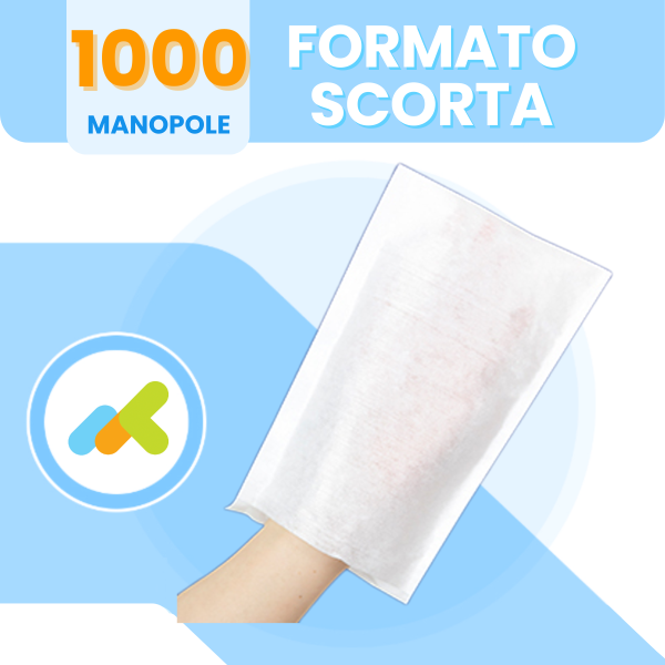 Manopola Impermeabile Non Saponata | Morbidezza Per Le Pelli Sensibili | 50 Pezzi