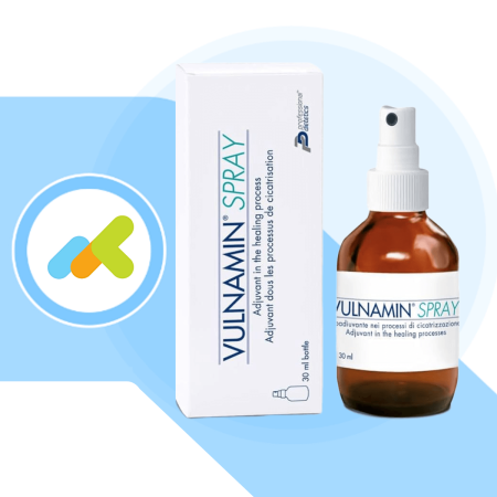 Vulnamin Spray | Prevenzione Lesioni da Decubito | Favorisce la Riparazione dei Tessuti | 30ml