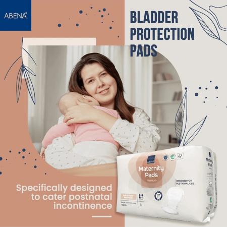 Abena Maternity Pads Premium | Assorbenti Post-parto per Incontinenza Lieve e Moderata | 15 pezzi