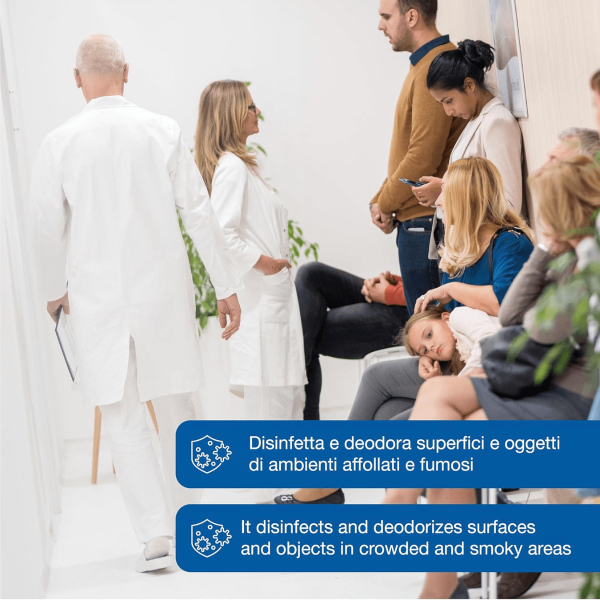 Germocid Spray | Disinfettante Battericida | Per Ambienti a Rischio Infettivo | 400ml