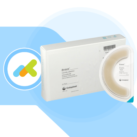 Brava Cerotto Elastico Idrocolloide a Mezzaluna  20 Pezzi