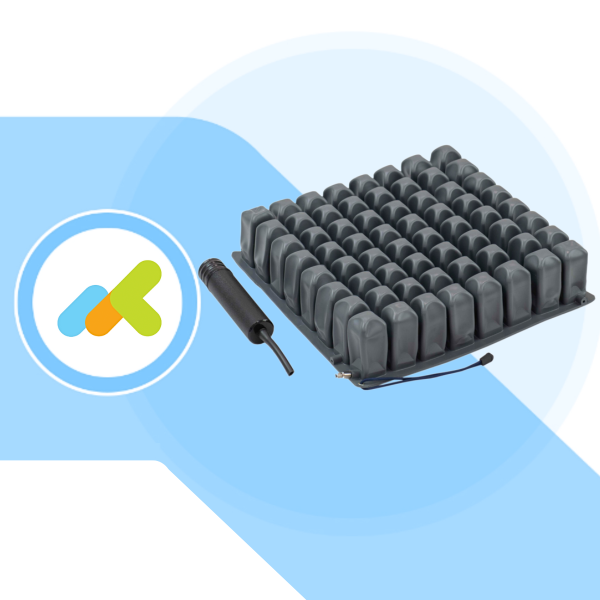 Cuscino antidecubito ad aria Stream Air 40x40x10 cm | 1 Valvola in Neoprene |Demarta Virginio