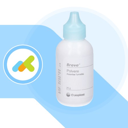Brava Polvere con Idrocolloidi 25g | Riduce Irritazione da Stomia | Assorbe l'Umidità