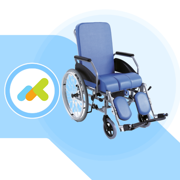 Sedia comoda Komoda RC340 con schienale reclinabile