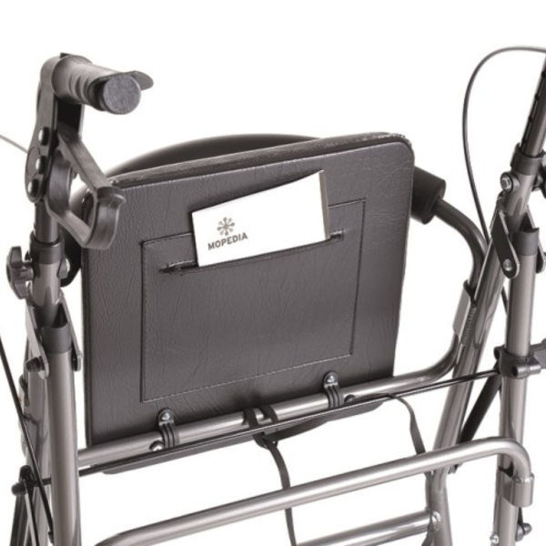 Rollator pieghevole in alluminio verniciato – 4 ruote – Atlante