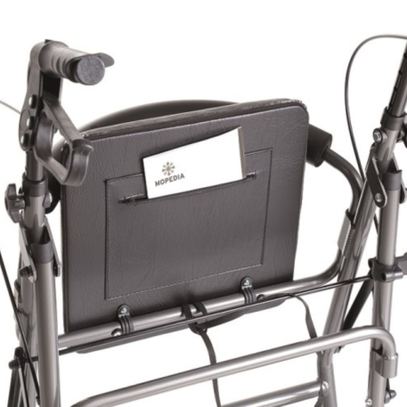 Rollator pieghevole in alluminio verniciato – 4 ruote – Atlante