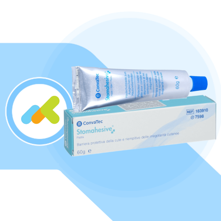 Stomahesive Pasta | Barriera Protettiva e riempitiva | Protegge la cute | 60g