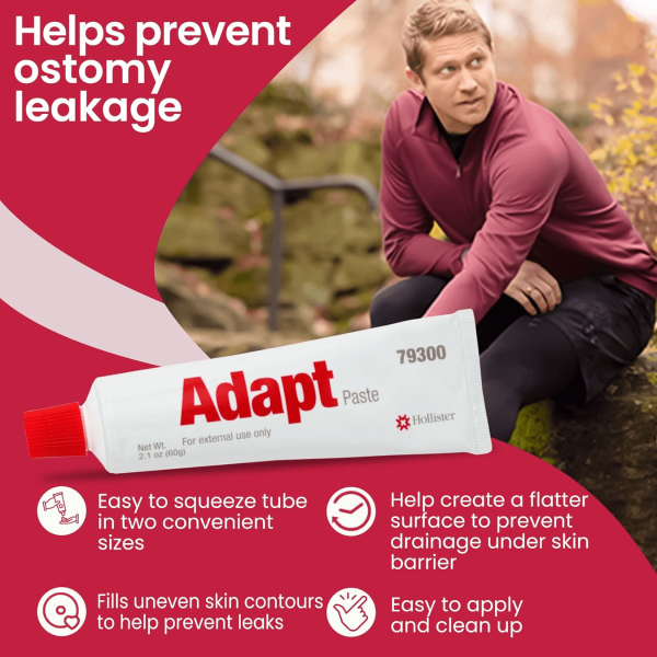 Adapt Pasta | Barriera Protettiva e Livellante per Stomia | Delicata sulla Pelle | 60g