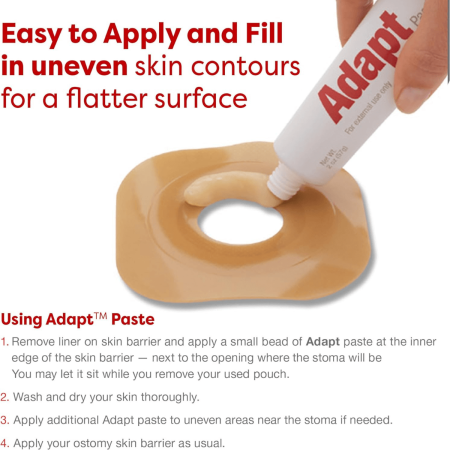 Adapt Pasta | Barriera Protettiva e Livellante per Stomia | Delicata sulla Pelle | 60g